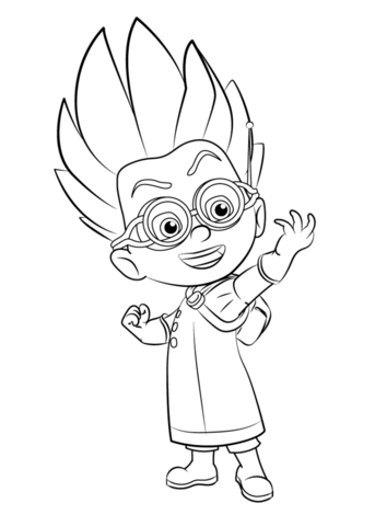 Pj masks coloring pages free coloring pages