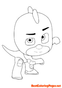 Pj masks coloring pages