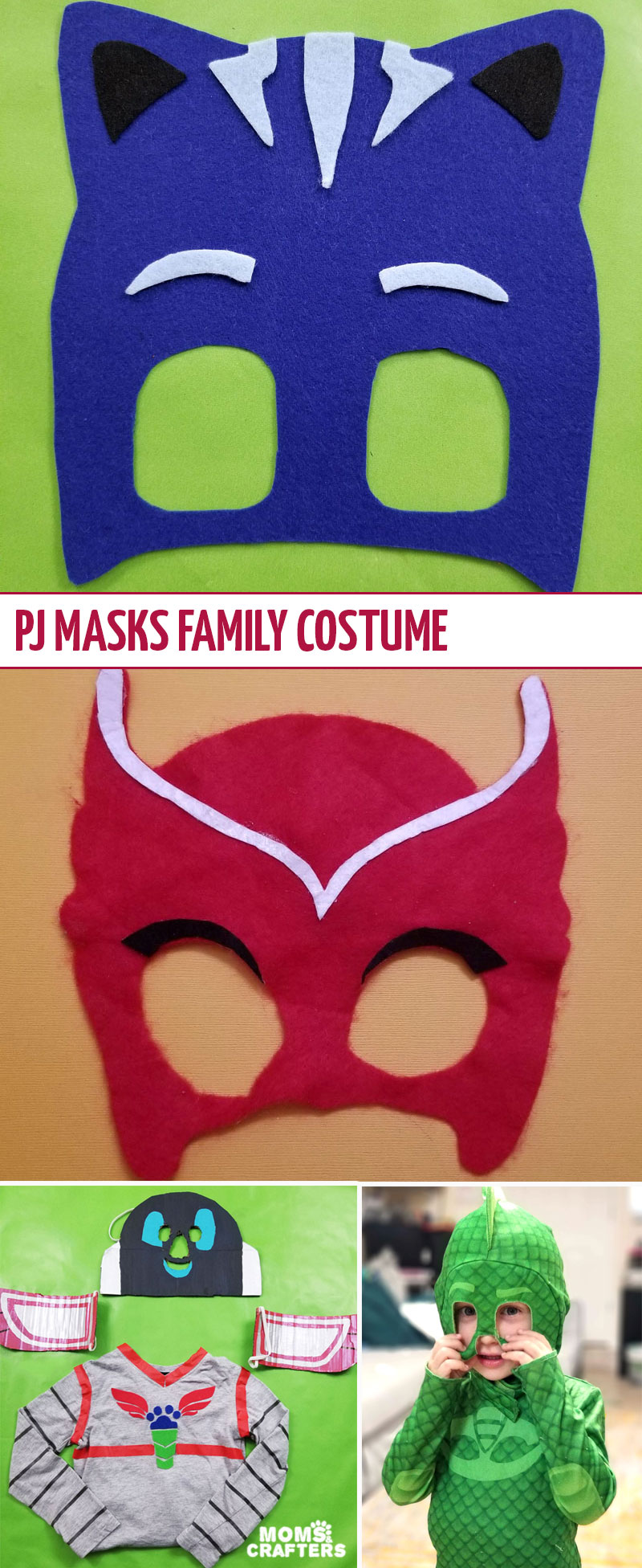 Pj masks family costume