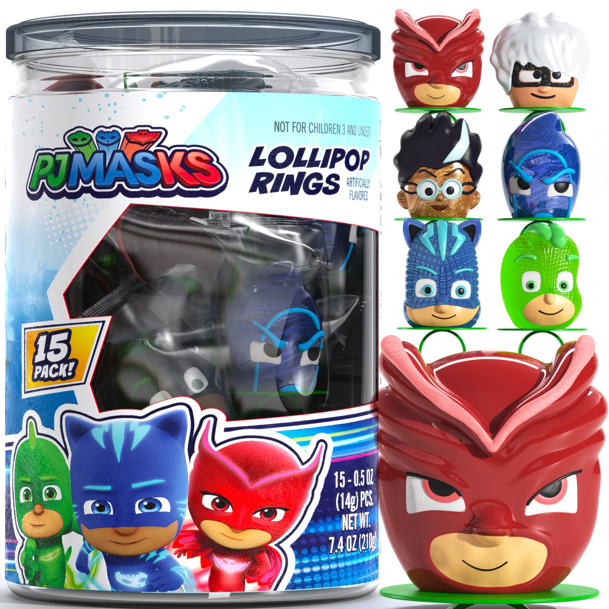 Pj masks lollipop rings pk