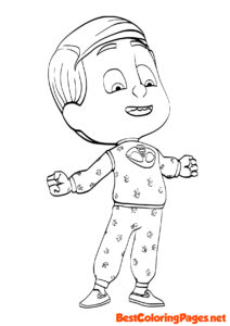 Pj masks coloring pages