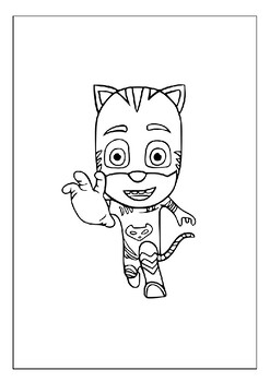 Pj mask heroes e alive printable coloring pages collection for kids