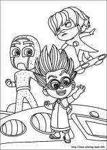 Pj masks coloring pages on coloring