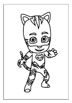 Printable pj mask coloring sheets for kids spark imaginative adventures