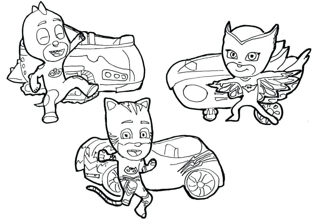 Pj masks coloring pages print for free wonder day â coloring pages for children and adults