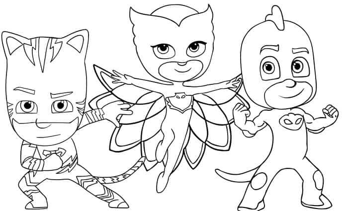 Printable coloring pages pj masks desenhos para colorir pãginas para colorir imprimir desenhos para pintar