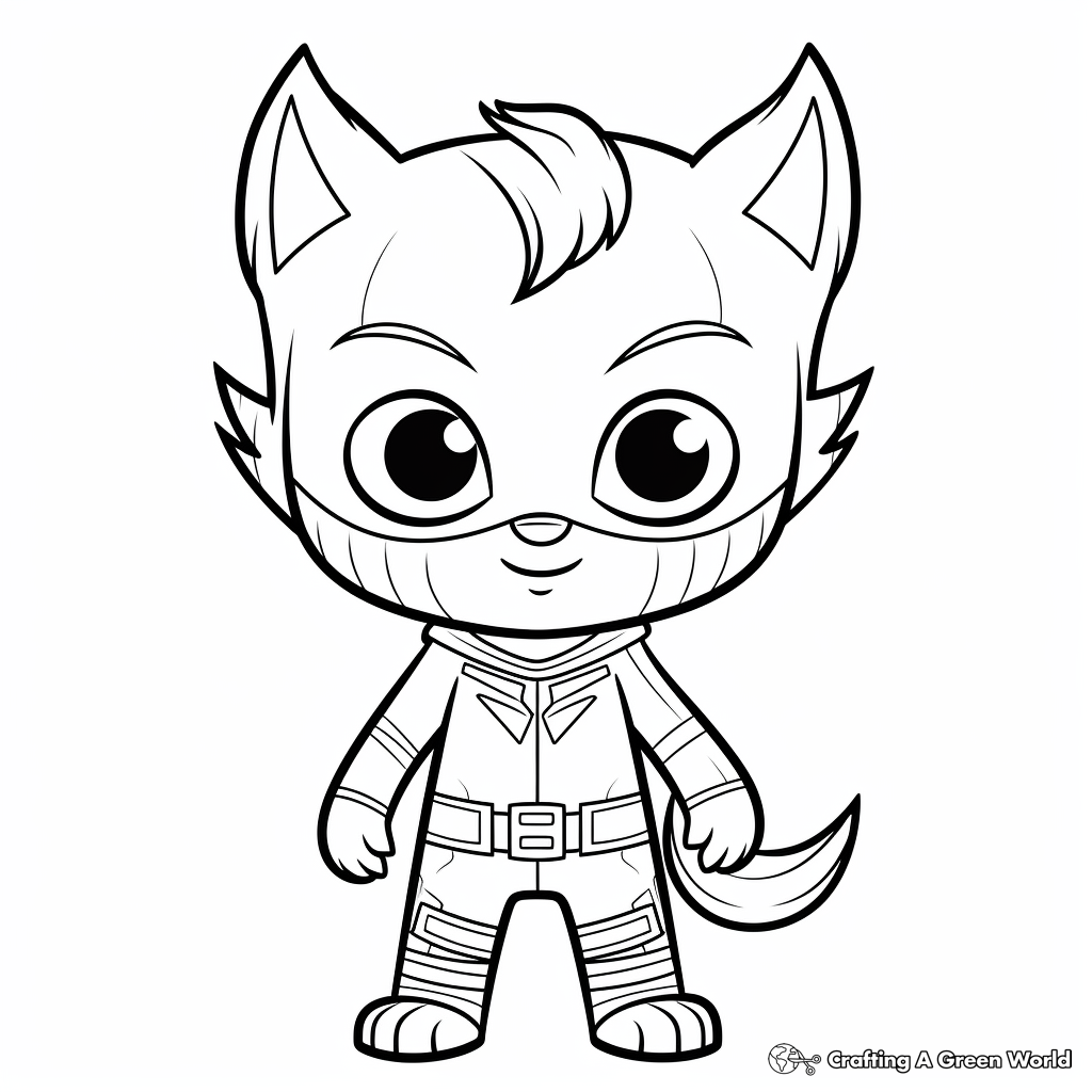 Pj masks coloring pages