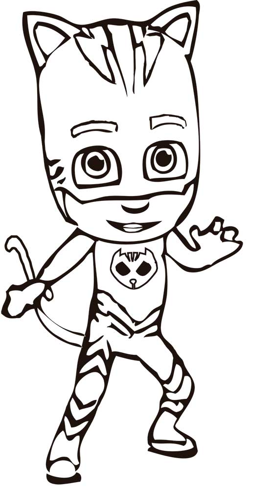 Pj masks coloring pages