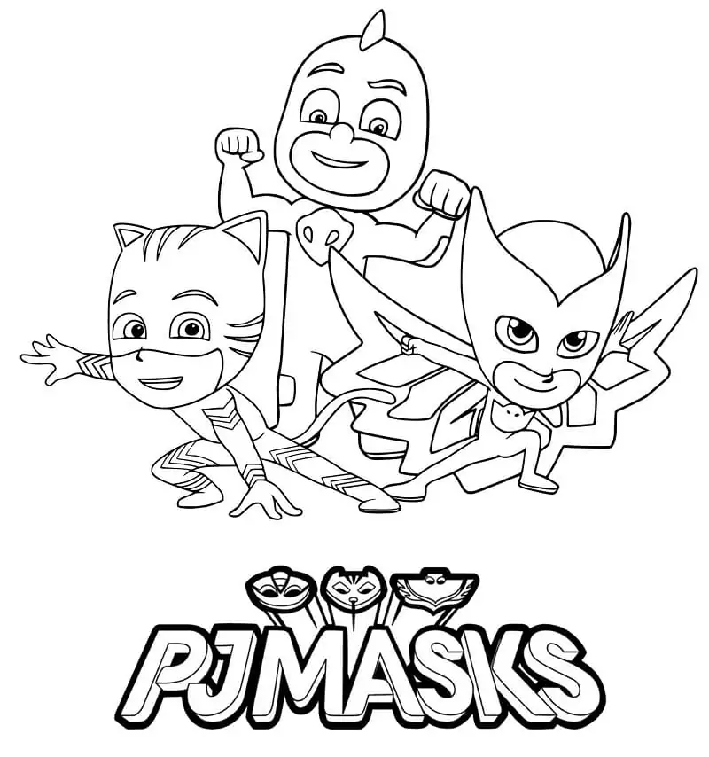 Pj masks malvorlagen