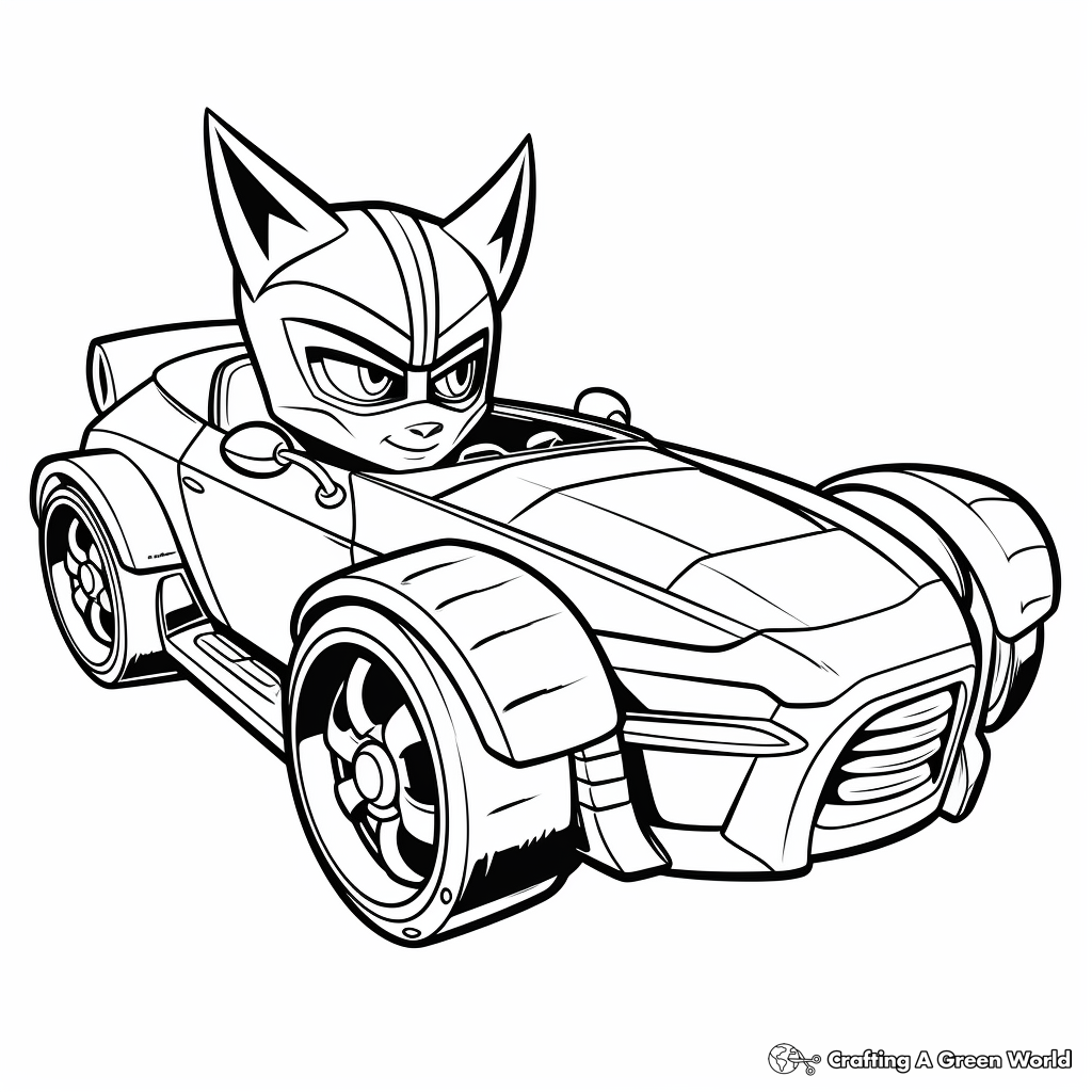 Pj masks coloring pages