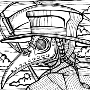 Horror coloring pages printable for free download