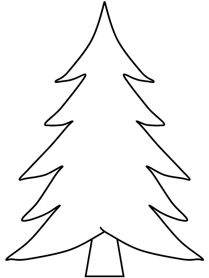 Pix for blank christmas tree coloring christmas tree coloring page christmas tree template christmas tree printable