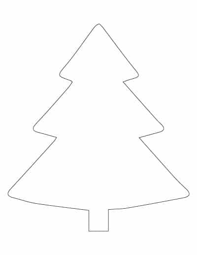 Free printable christmas tree coloring pages