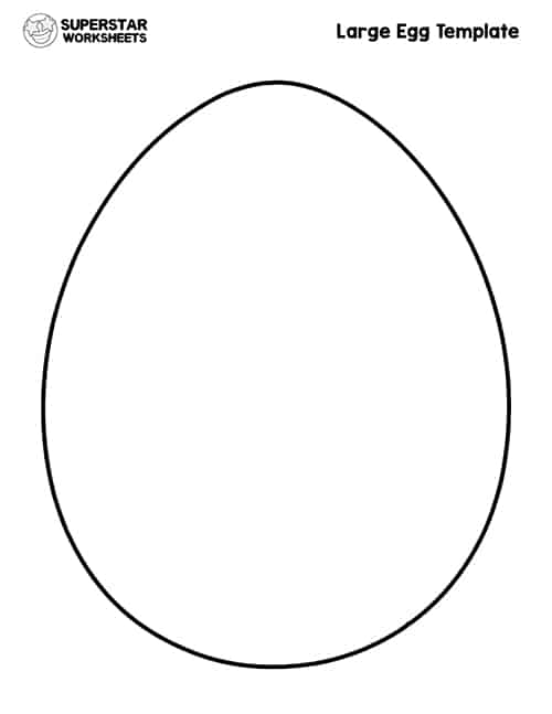 Easter egg template