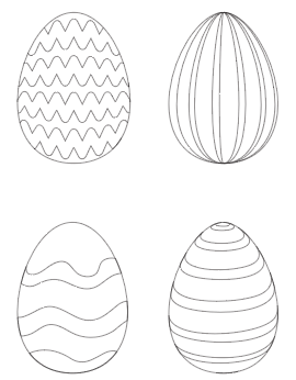 Free printable easter egg templates easter egg coloring pages