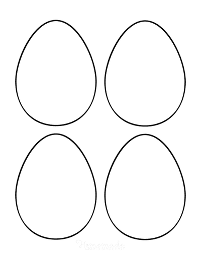 Easter egg coloring pages free printable templates