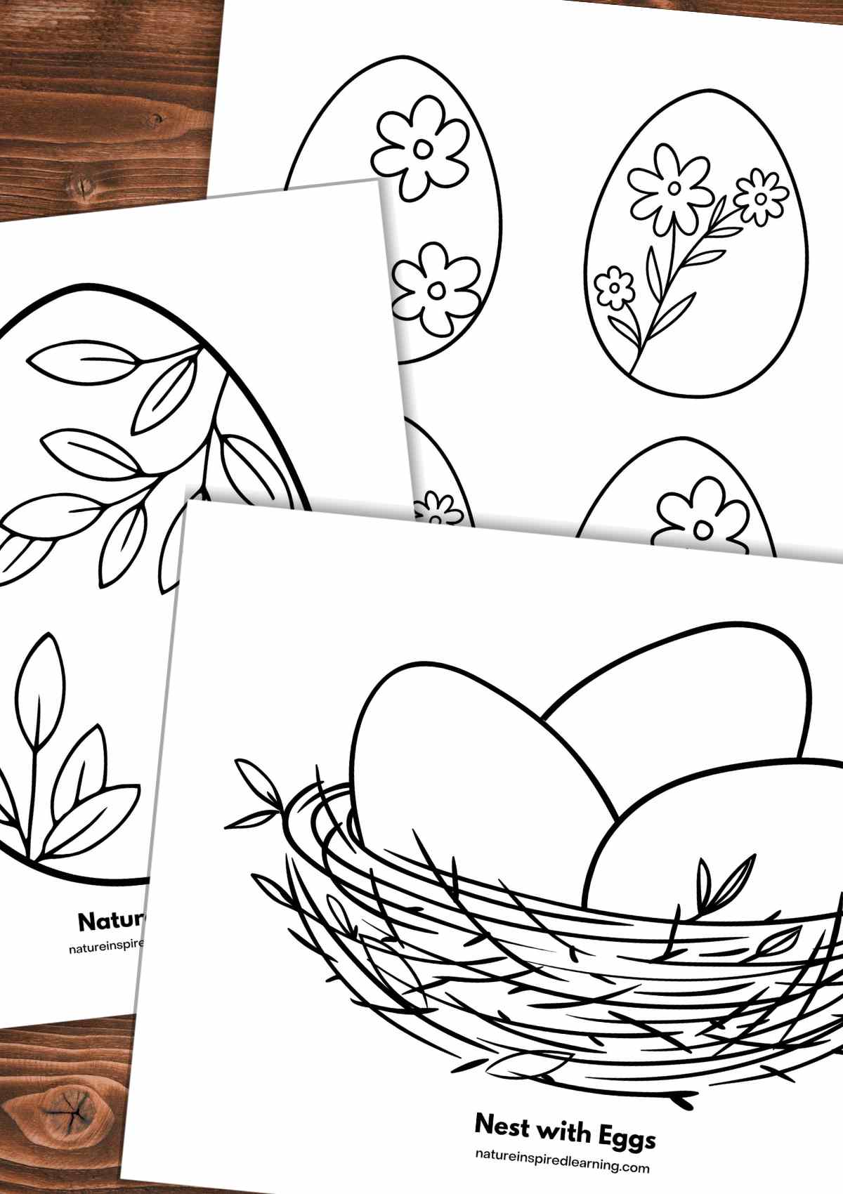 Egg coloring pages