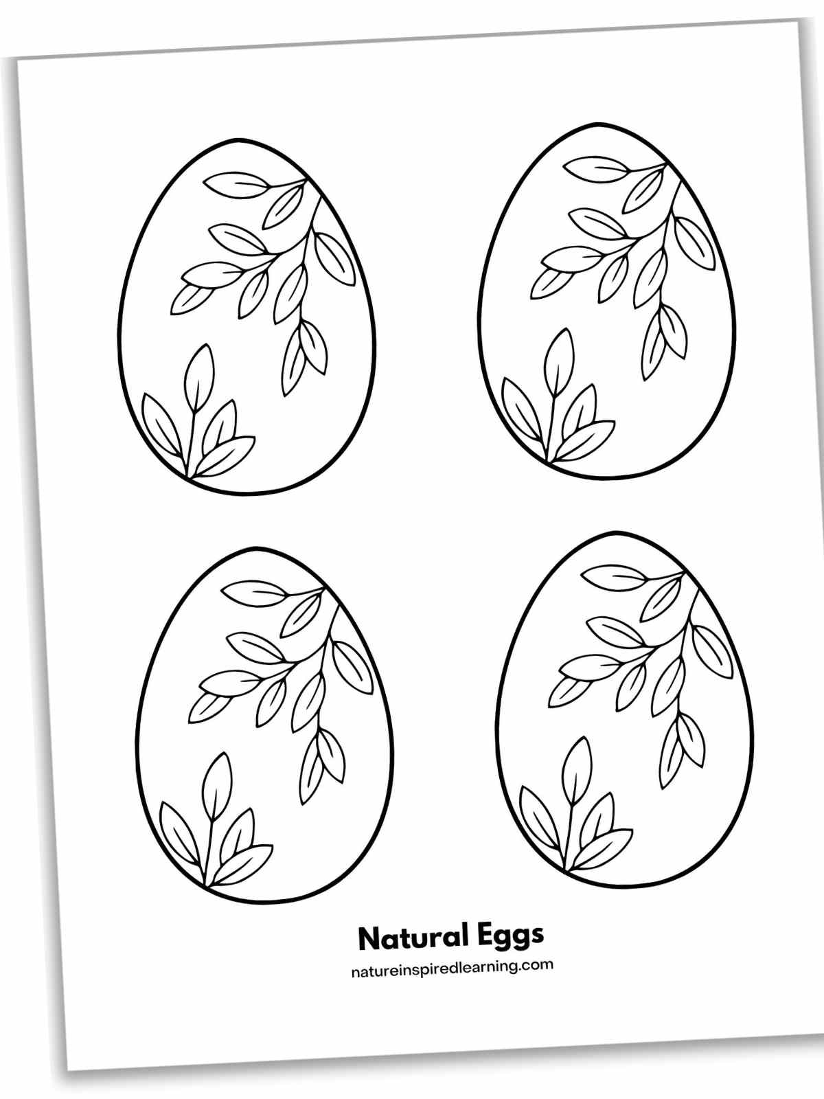 Egg coloring pages