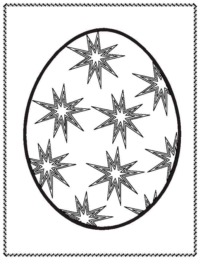 Your kids will love these easter egg coloring pages