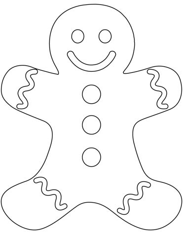 Plain gingerbread man coloring page gingerbread man coloring page christmas coloring pages christmas colors