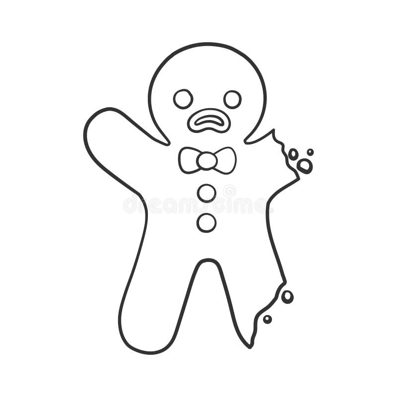 Bite gingerbread stock illustrations â bite gingerbread stock illustrations vectors clipart