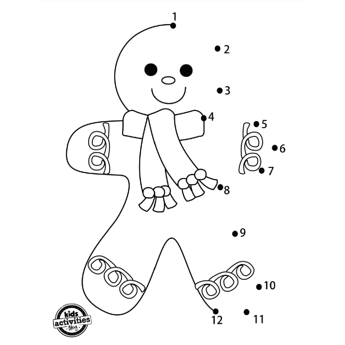 Fun festive gingerbread man printable activity pages for kids kids activities blog