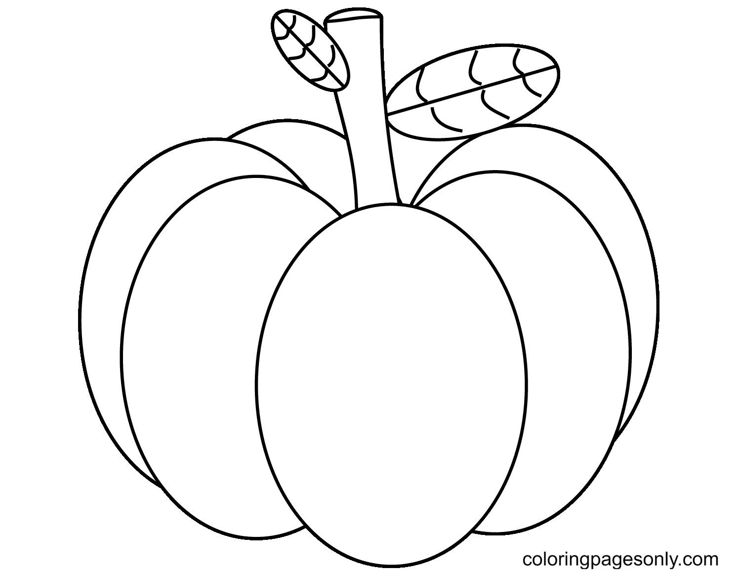 Pumpkin coloring pages printable for free download