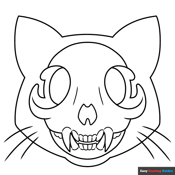 Free printable skull coloring pages for kids