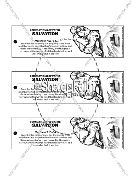 Matthew plan of salvation sunday school coloring pages â