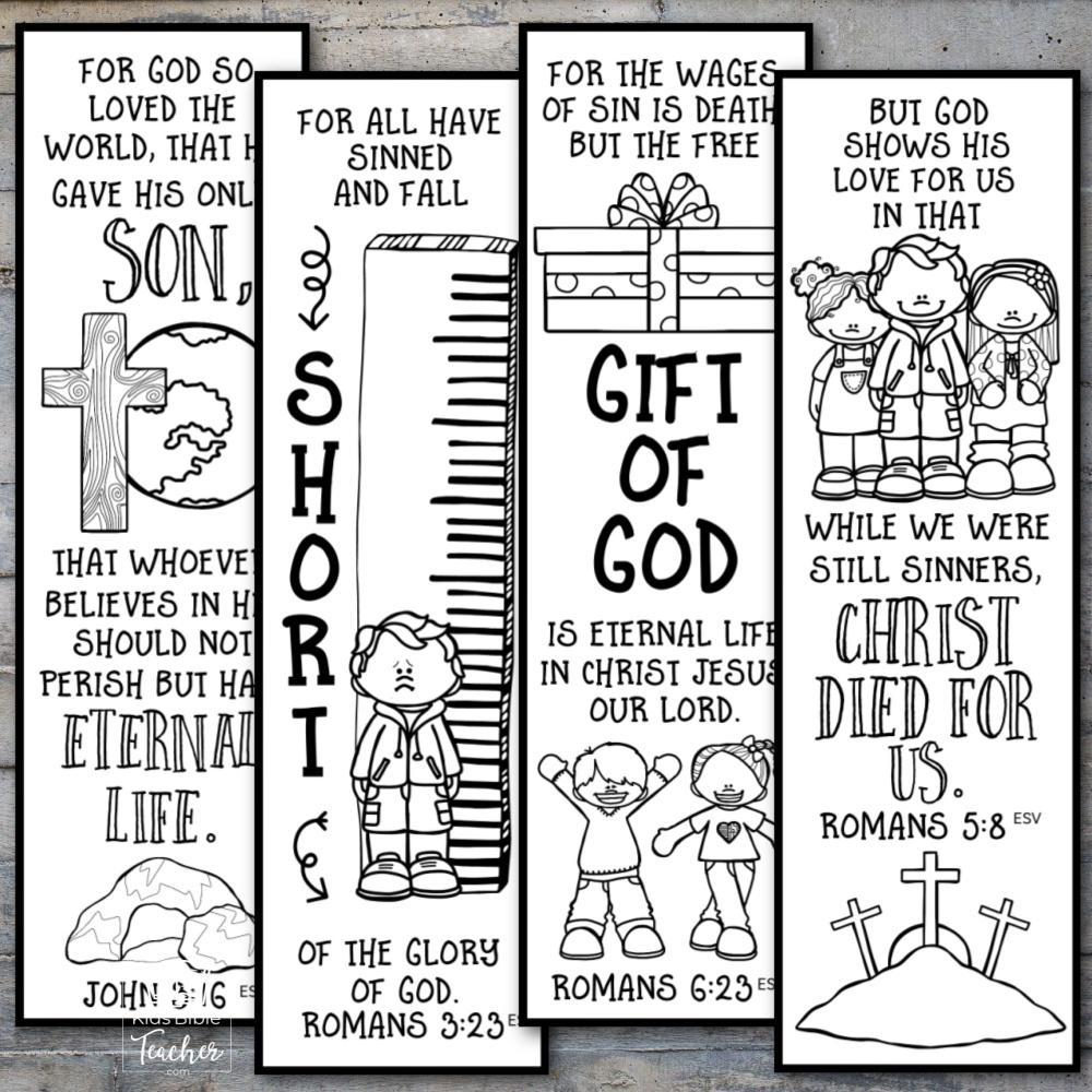 Printable salvation bookmarks