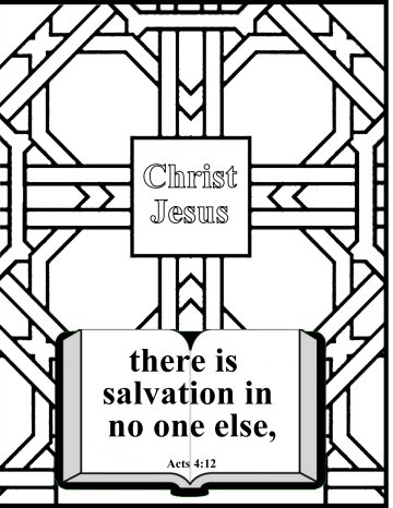 Free printable bible coloring pages about salvation