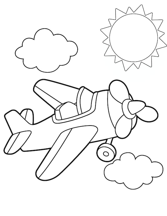 Airplane coloring pages airplane pdf airplane printables airplane activity sheets airplane downloadable airplane print jet coloring