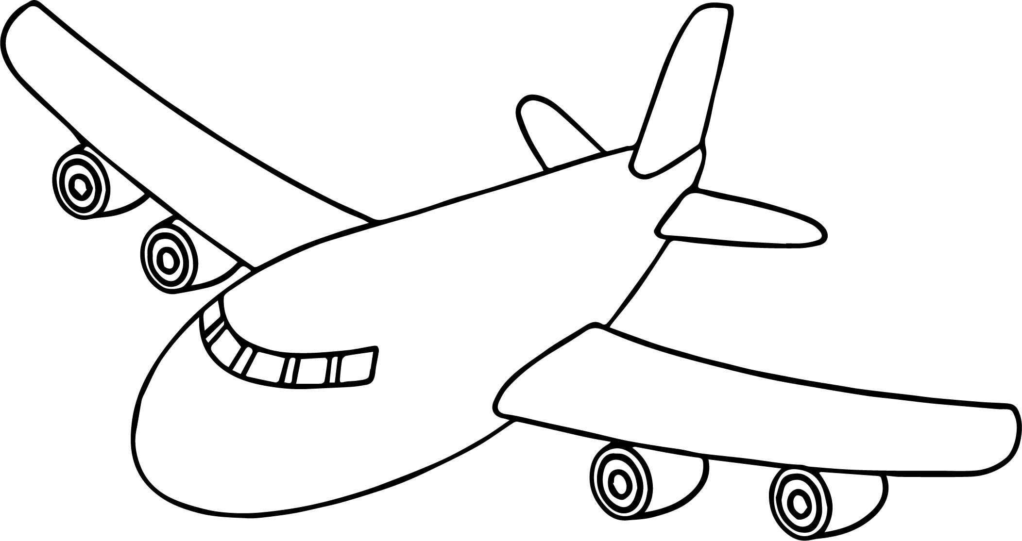 Coloring pages airplane coloring pages for kids