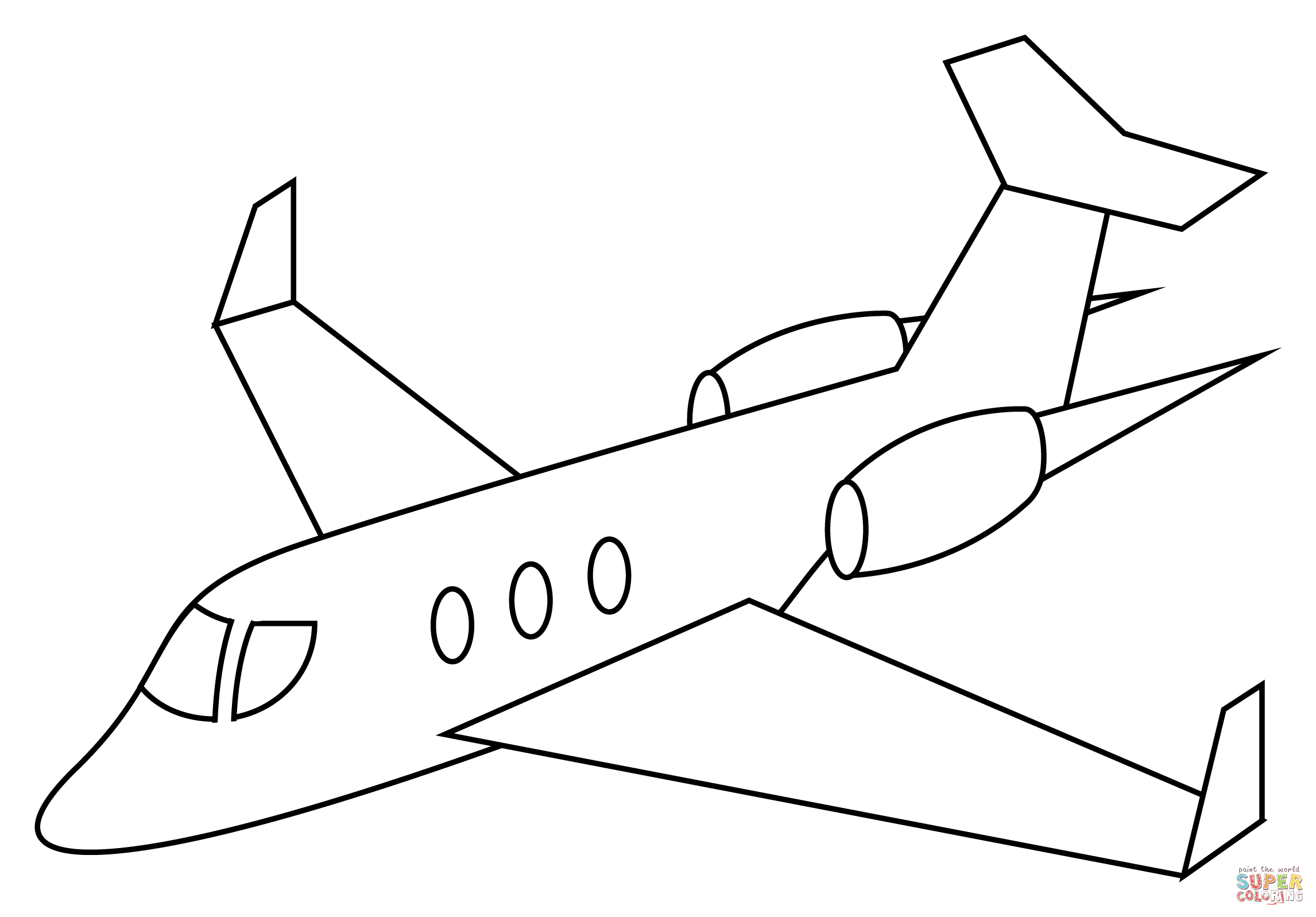 Small airplane coloring page free printable coloring pages