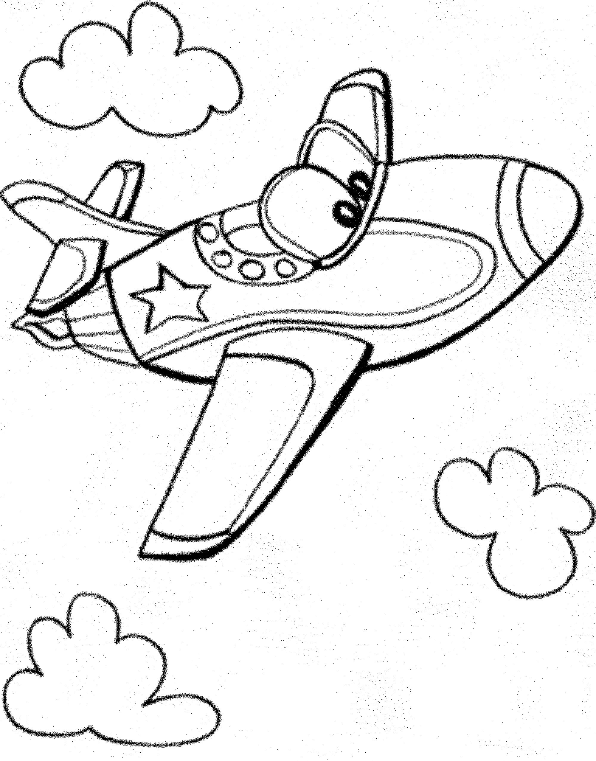 Coloring pages airplane coloring pages for kids free printable christmas boeing to print