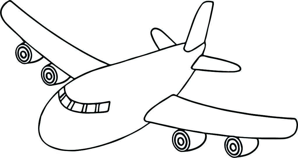 Printable airplane coloring pages pdf