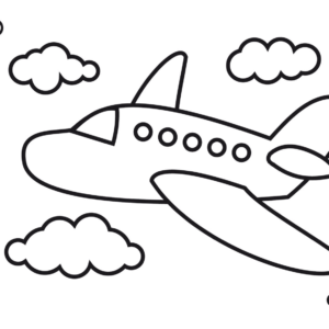 Airplane coloring pages printable for free download