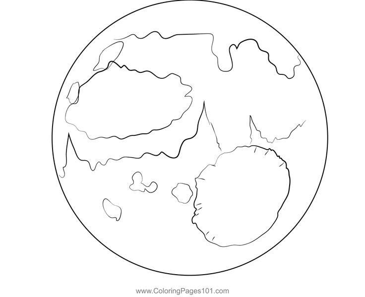 Pluto coloring page planet coloring pages coloring pages planet drawing