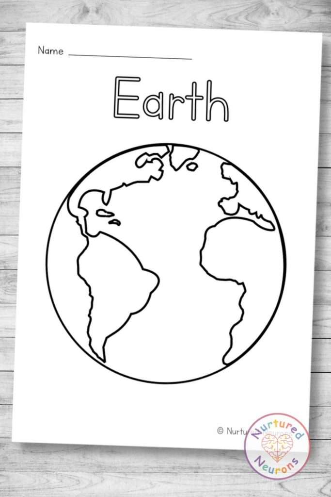 Awesome planet coloring pages printable coloring booklet