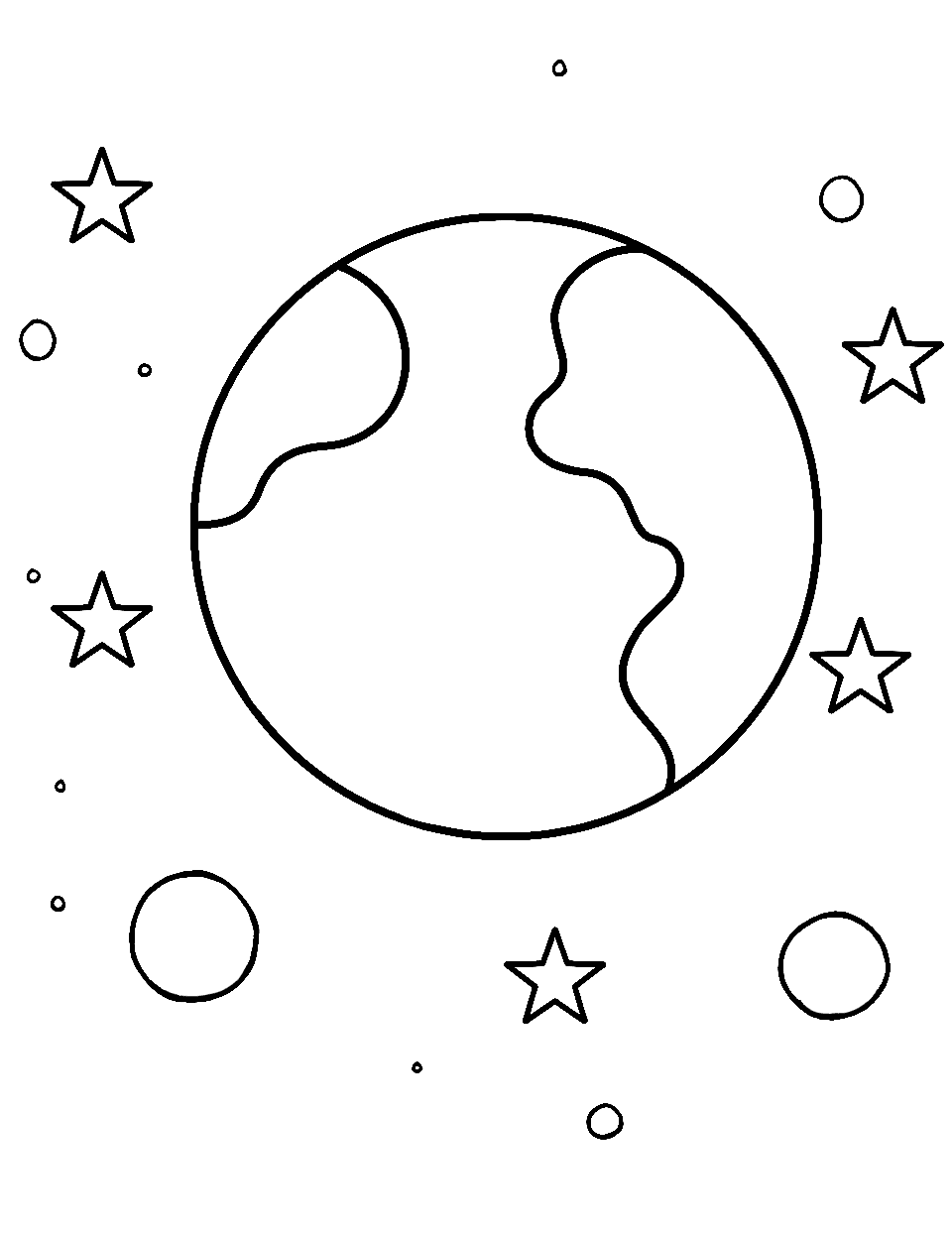 Outer space coloring pages free printable sheets