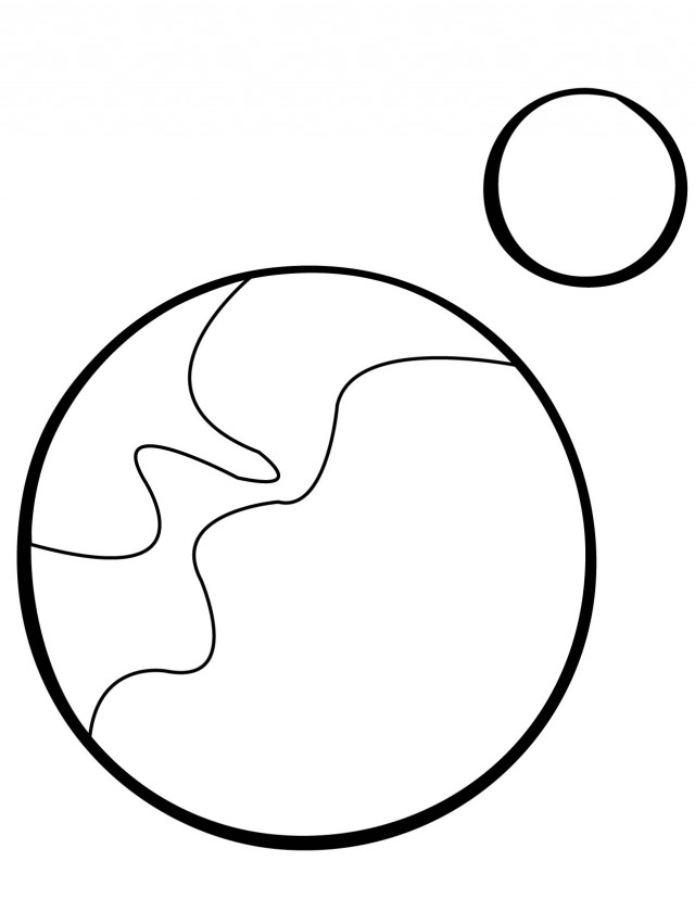 Pluto planet easy drawings