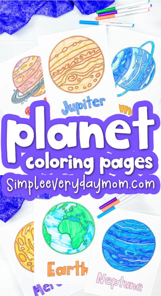 Cool planet coloring pages for kids