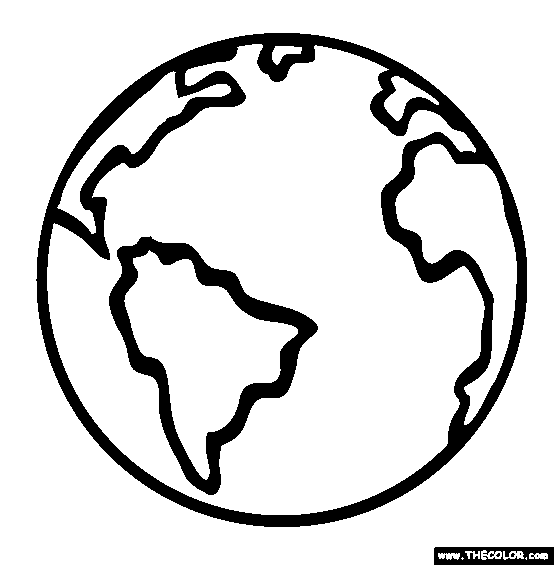 Free planets and astronomy coloring pages color in this picture of planet earth and other plâ earth coloring pages earth for kids earth day coloring pages