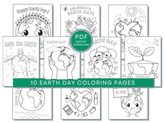 Earth day coloring page earth day printables earth day sheets earth day coloring book earth day coloring earth day pdf