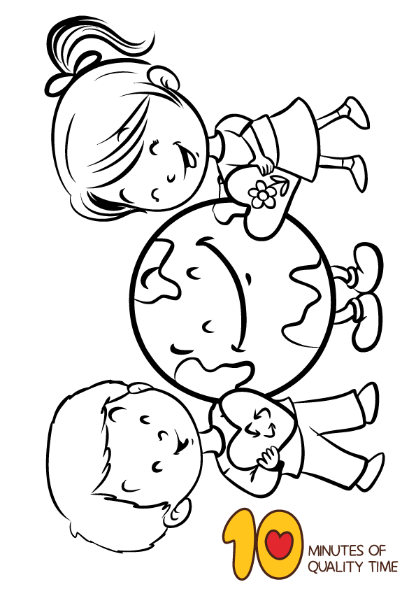 Earth day coloring page â we love earth earth day coloring pages coloring pages earth day crafts