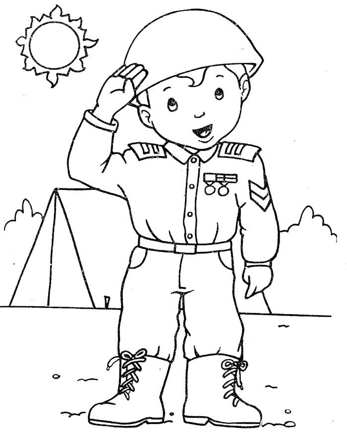 Dia del ejercito coloring pages art kits for kids coloring books