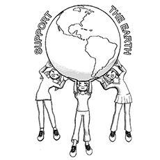 Top free printable earth coloring pages online