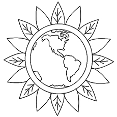 Top free printable earth coloring pages online