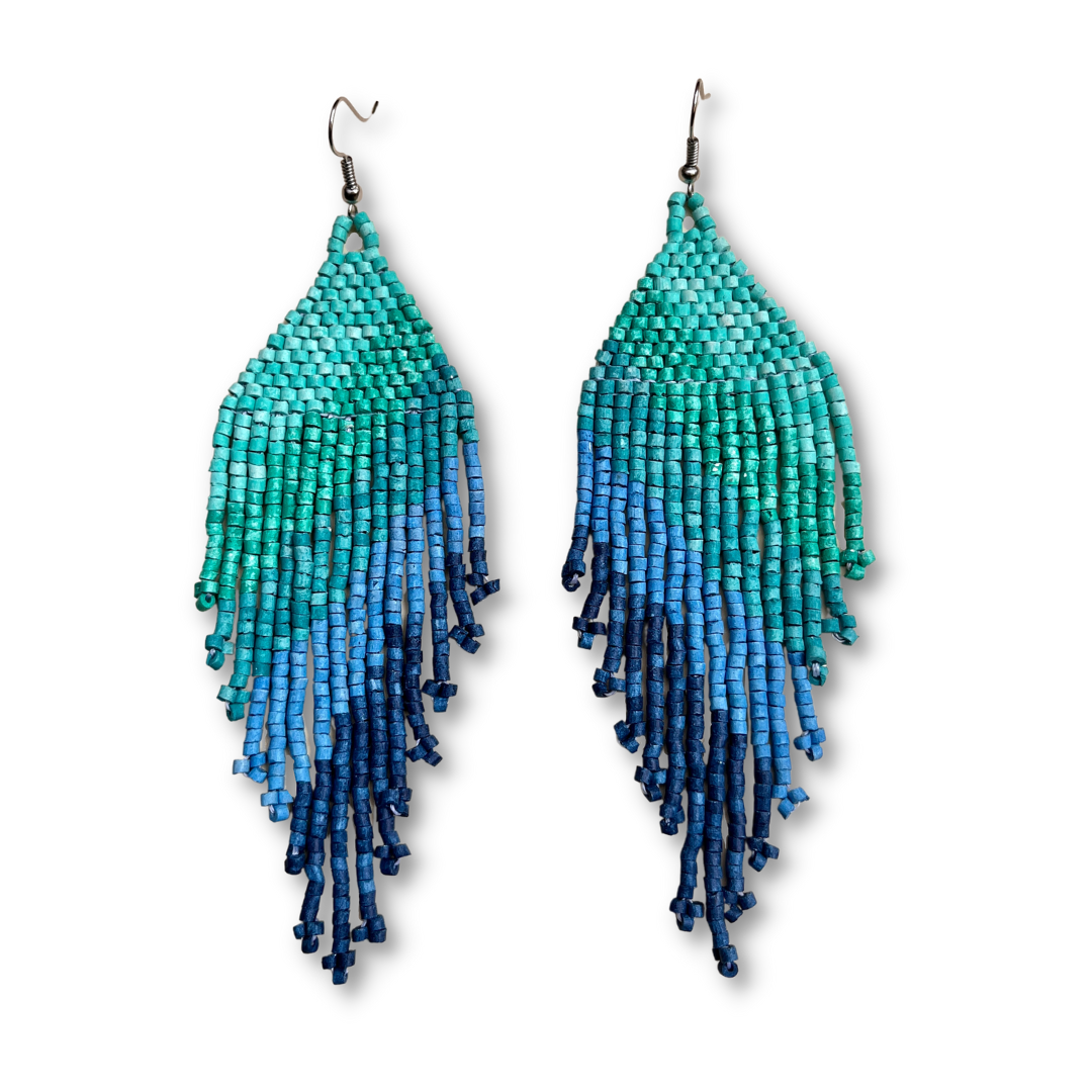 Light statement earrings