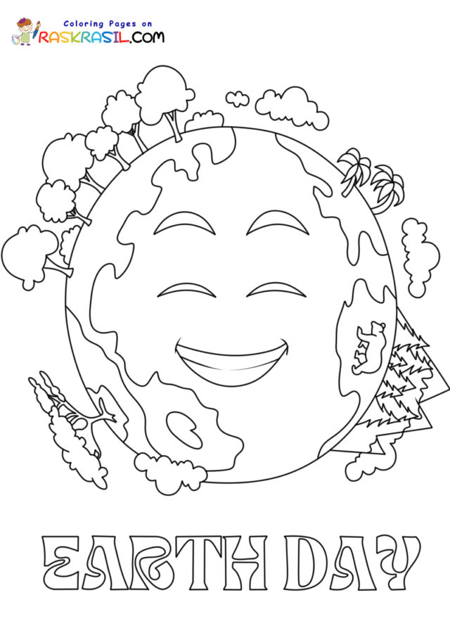 Earth day coloring pages